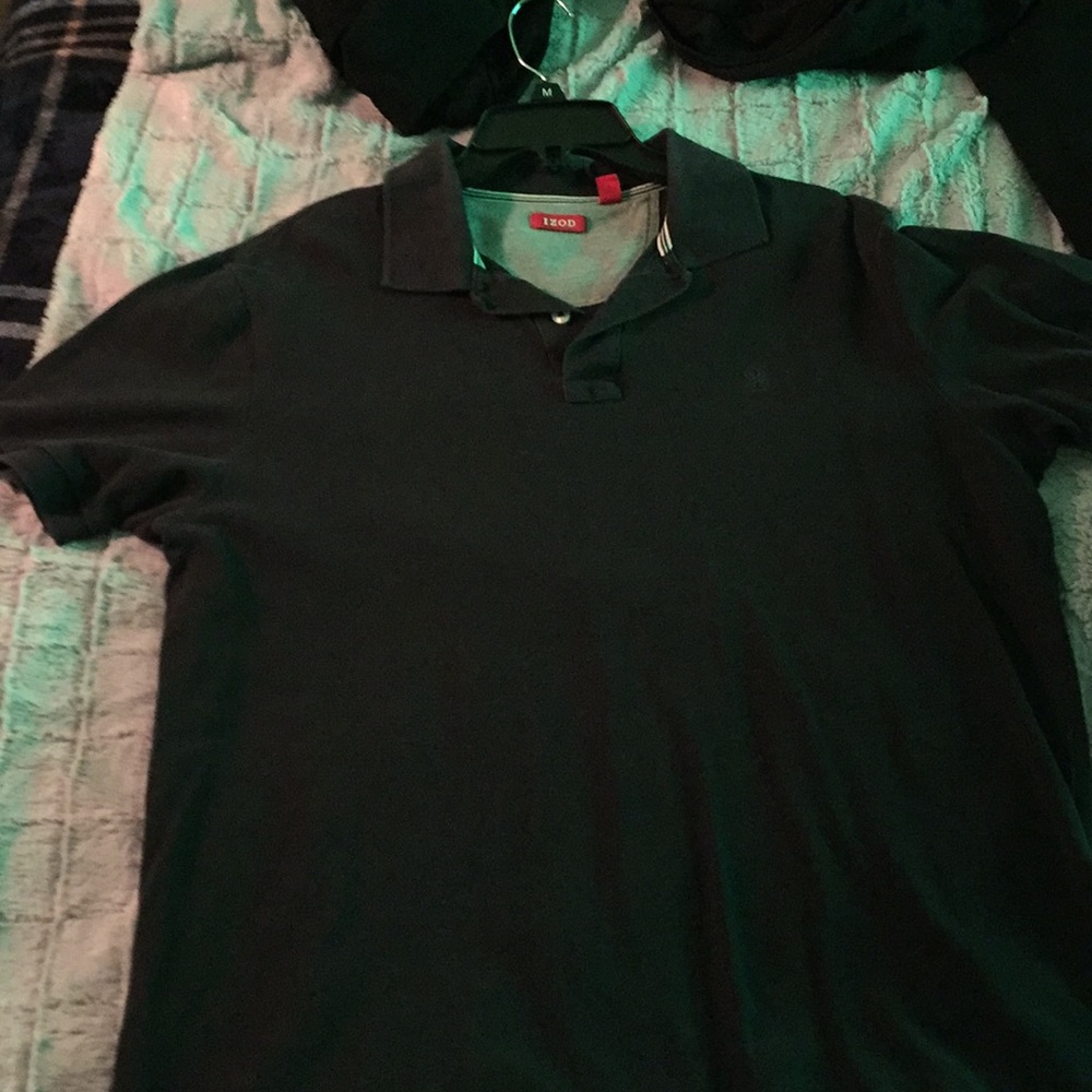Navy blue large men’s izod polo